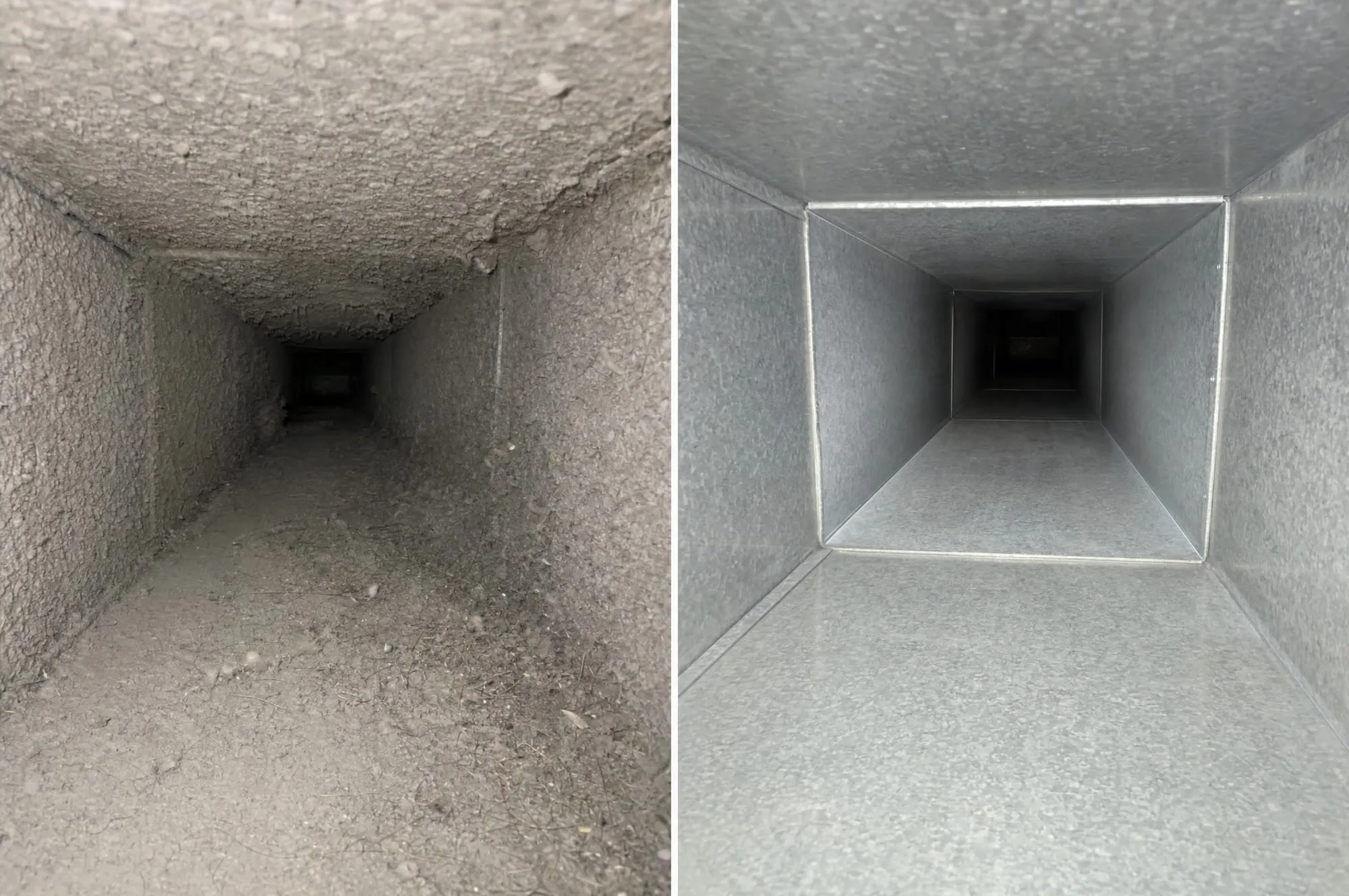 Supply trunk line: before and after